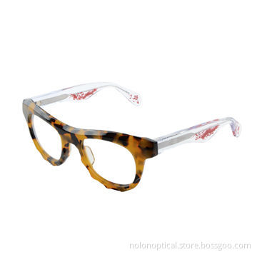 Most stylish and handmade acetate frames, lens can be changeable to sunglasses
